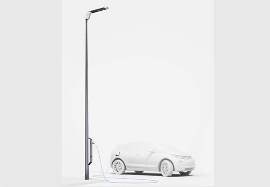 BMW- Light and Charge- LED-alumbrado público-BMW i ChargeNow