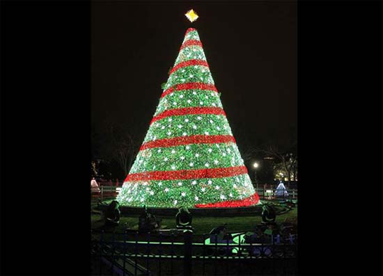 Eficiente Labe Gastos de envío GE Lighting ilumina la Navidad frente a la Casa Blanca