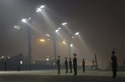 contaminación lumínica- China-Guangzhou