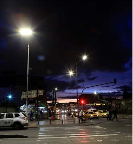 Alumbrado público- Codensa-Bogotá- Alcalde Petro- LED
