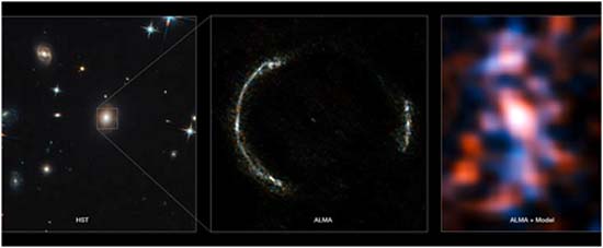Luz- galaxia- imagen- ALMA- SDP.81