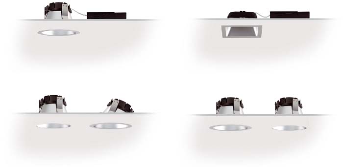 Downlights- DOMO- Lamp Lighting- concepto óptico