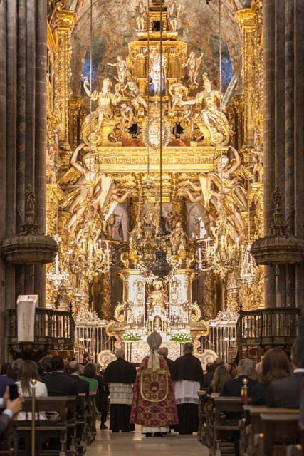 Iberdrola-Santiago- iluminación- Catedral-