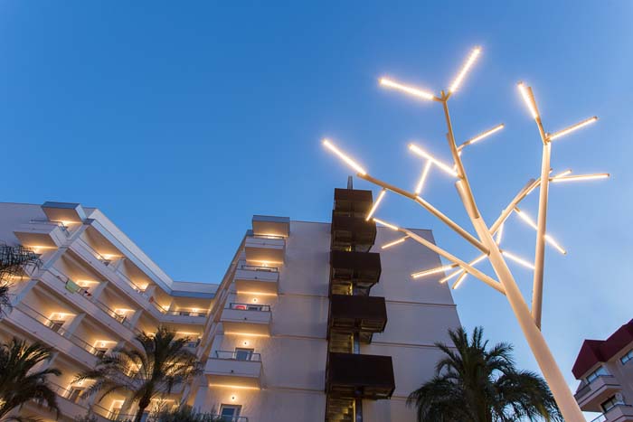 Hotel Garonda-luminación-LED- IGuzzini- luminarias