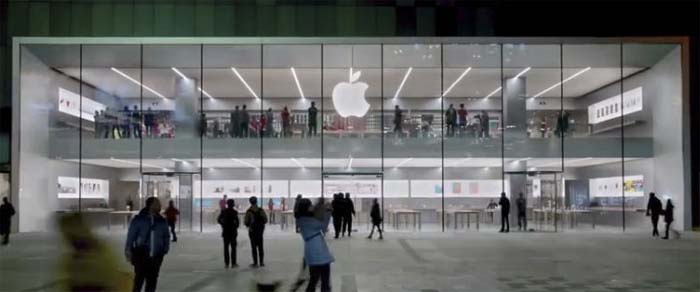 Apple Store- sistemas de iluminación- patente- iluminación- LED- luz- Apple