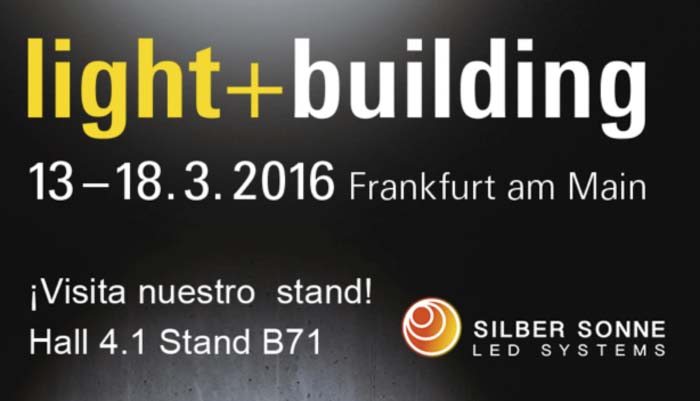 SilberSonne - Light+Building - iluminación