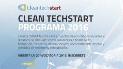 Clean Techstart - tecnologias limpias - convocatoria - Madrid+D