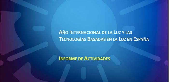 Comité Español - Año Internacional de la Luz - informe - España - Luz