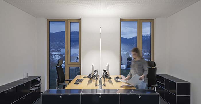 Zumtobel - dinámica - luz - oficinas - iluminación - iluminación dinámica - luminarias - sensores inteligentes - controles de iluminación - Human Centric lighting