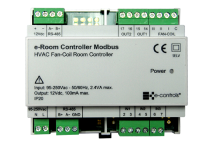 e-Room Controller 3E/5S Modbu s- BMS - climatización - automatización