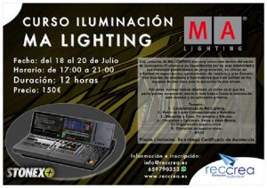 MA Lighting - Canarias - consolas - show - Reccrea formación universitaria