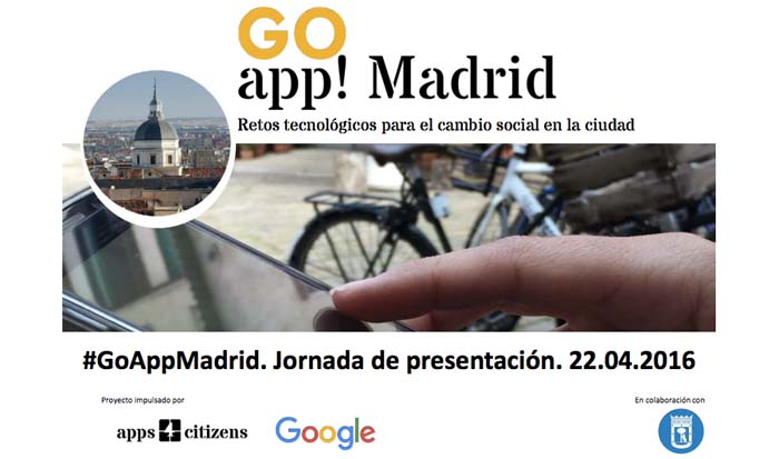 Go App Madrid, mejora medioambiental, movilidad, ciudad, Apps4citizens, Google, Ayuntamiento de Madrid