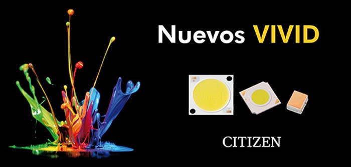 ALG - Matelec - LED VIVID - Citizen Electronics - Citizen - Cromática - luz - iluminación - COB - LED