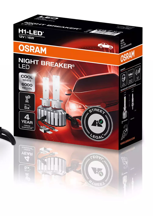Test de las luces LED homologadas (Osram Night Breaker LED